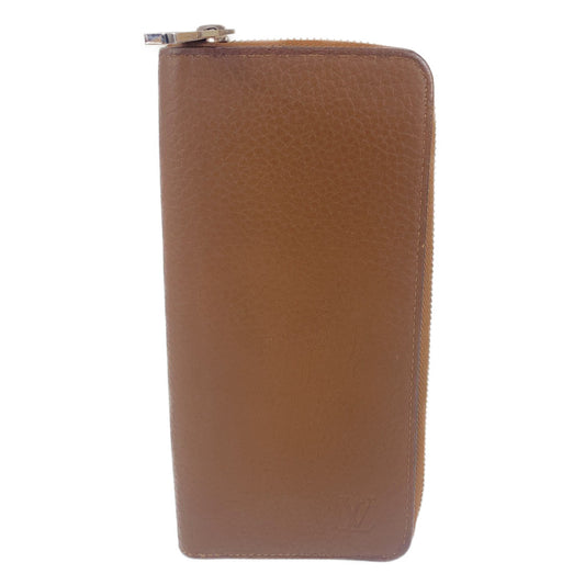 H-0038
LOUIS VUITTON ルイヴィトン トリヨン ジッピーウォレット ヴェルティカル ブラウン シルバー レザー M58864 長財布 ラウンドファスナー ラウンドジップ  メンズ