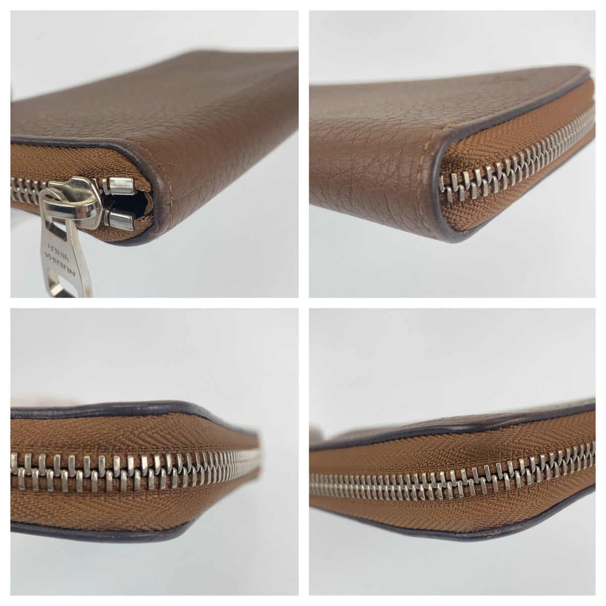 H-0038
LOUIS VUITTON ルイヴィトン トリヨン ジッピーウォレット ヴェルティカル ブラウン シルバー レザー M58864 長財布 ラウンドファスナー ラウンドジップ  メンズ