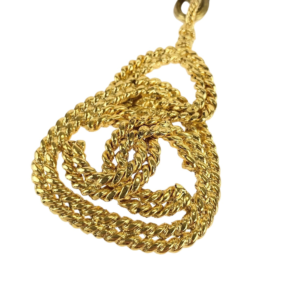B-076
CHANEL シャネル ココマーク ゴールド 金 メタル キーホルダー キーチャーム  レディース