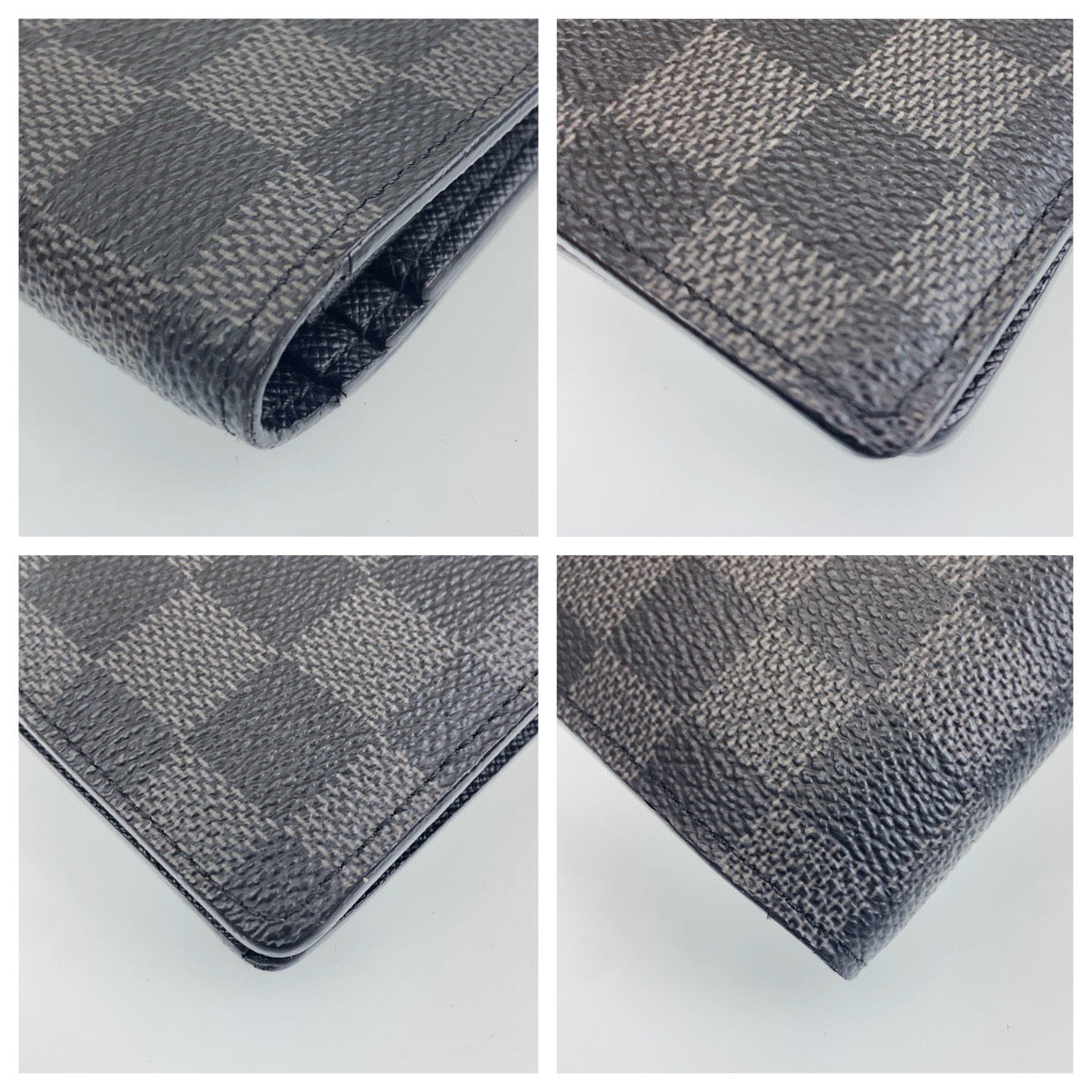 B-059
LOUIS VUITTON ルイヴィトン ダミエ グラフィット ポルトフォイユ ブラザ ブラック グレー PVC 長財布 札入れ  メンズ
