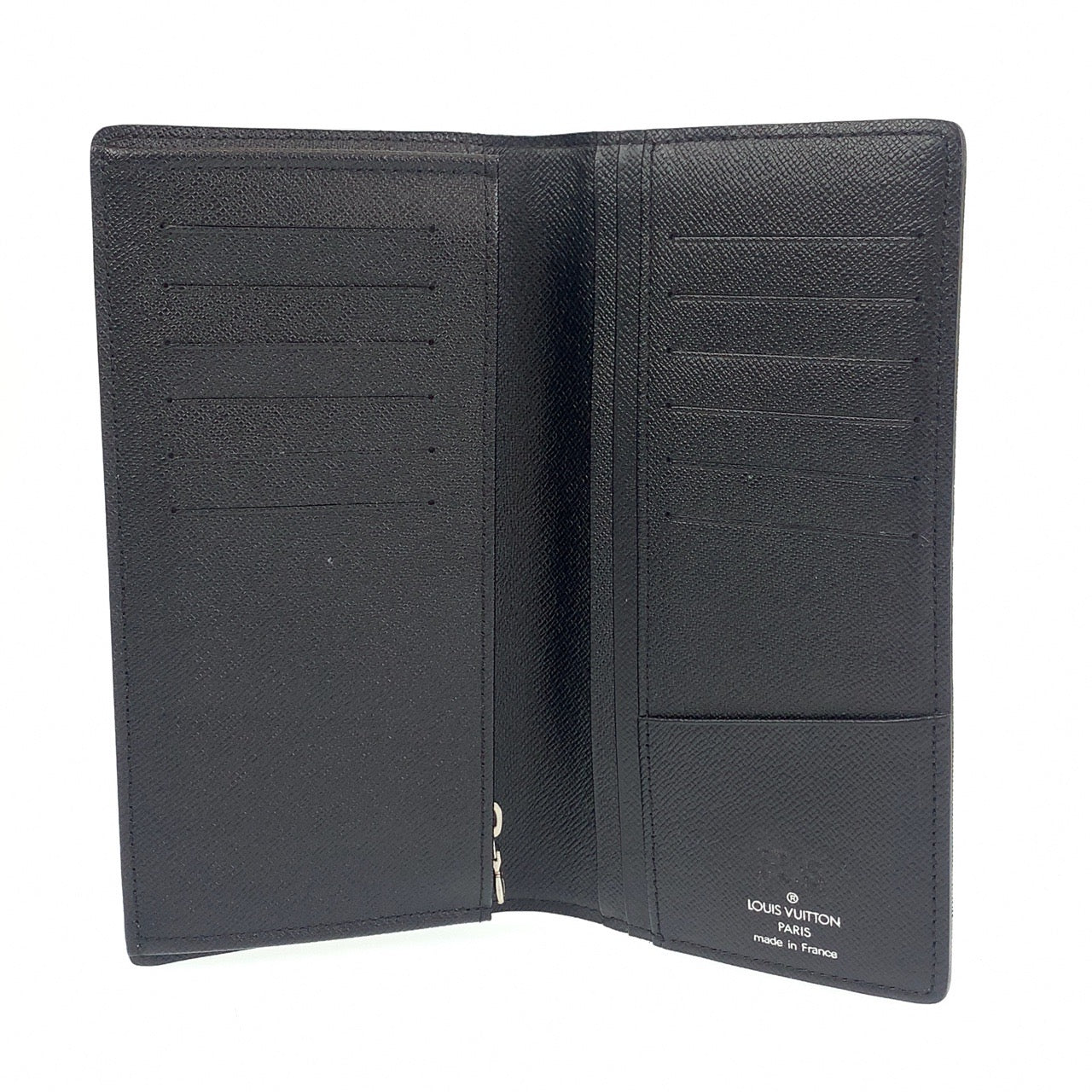 B-058
LOUIS VUITTON ルイヴィトン ダミエ グラフィット ポルトフォイユ ブラザ ブラック 黒 レザー N62665 長財布 札入れ  メンズ