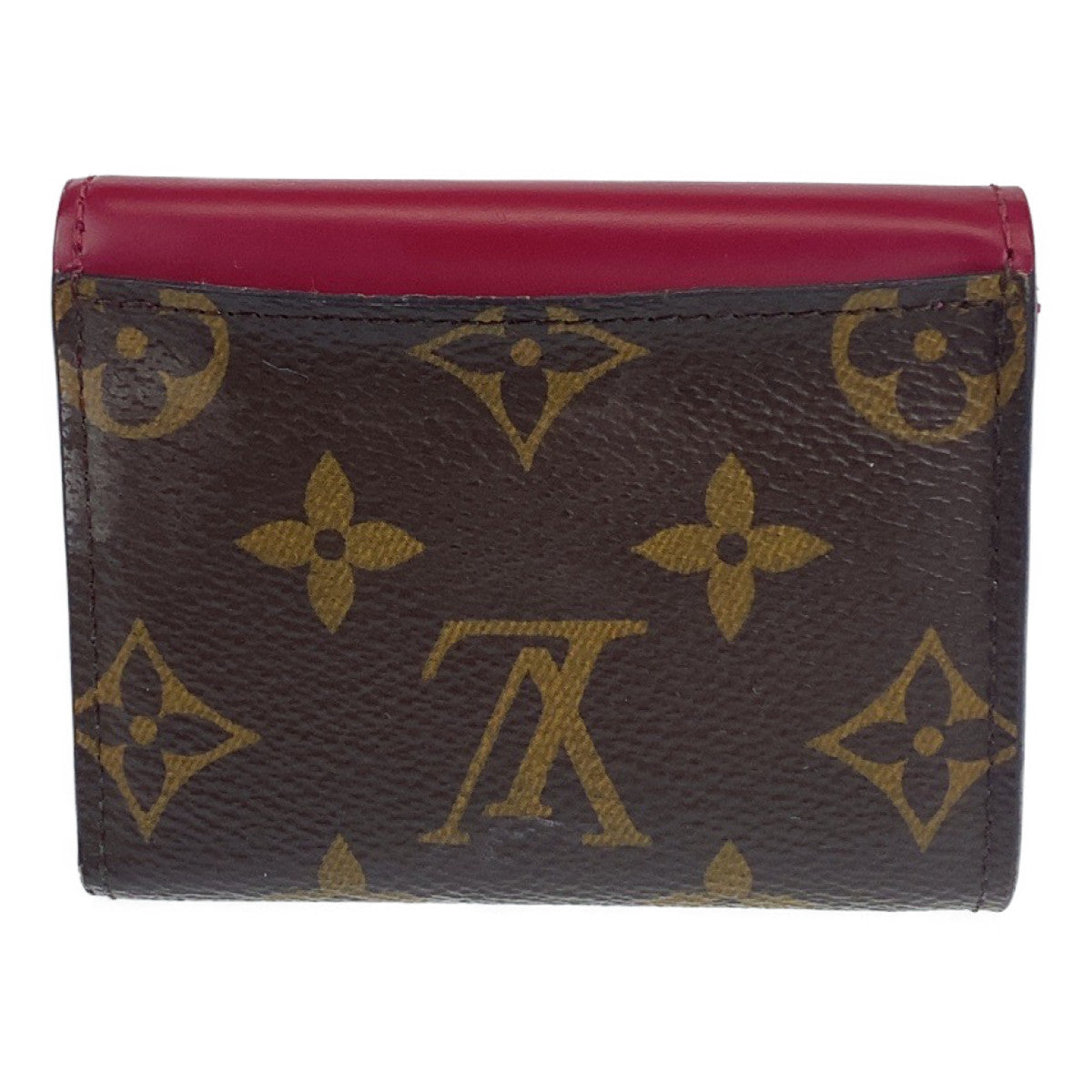 B-057
LOUIS VUITTON ルイヴィトン ポルトフォイユ ゾエ ブラウン 茶 ワインレッド PVC 財布 コンパクトウォレット  レディース