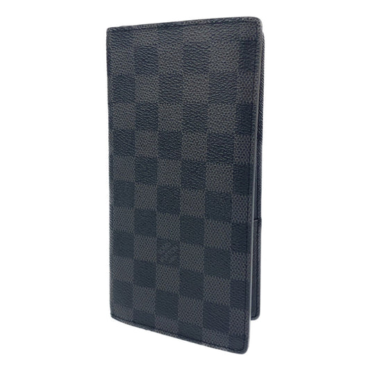B-054
LOUIS VUITTON ルイヴィトン ダミエ ポルトフォイユ プラザ グレー 灰色 ブラック 黒 PVC 長財布 札入れ  メンズ