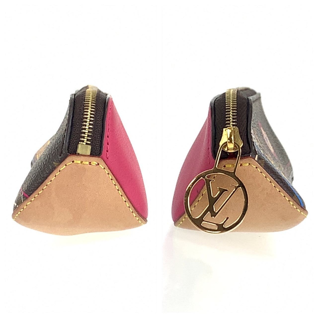 B-050
LOUIS VUITTON ルイヴィトン モノグラム トゥルース エリザベット ヴィヴィエンヌ ブラウン 茶 ショッキングピンク レザー GI0539 ペンケース 筆箱  レディース