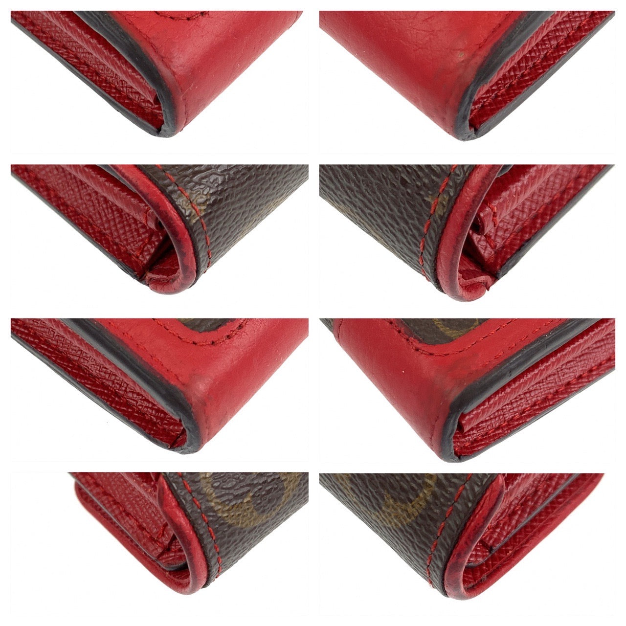 B-049
LOUIS VUITTON ルイヴィトン モノグラム ポルトフォイユ サラ レティーロ スリーズ ブラウン 茶 レッド 赤 レザー M61184 長財布 札入れ  レディース