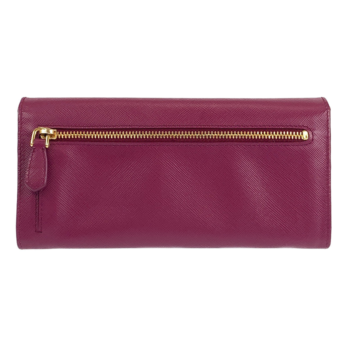 B-073
PRADA プラダ サフィアーノ パープル 紫 ゴールド金具 レザー 長財布 二つ折り長財布  レディース