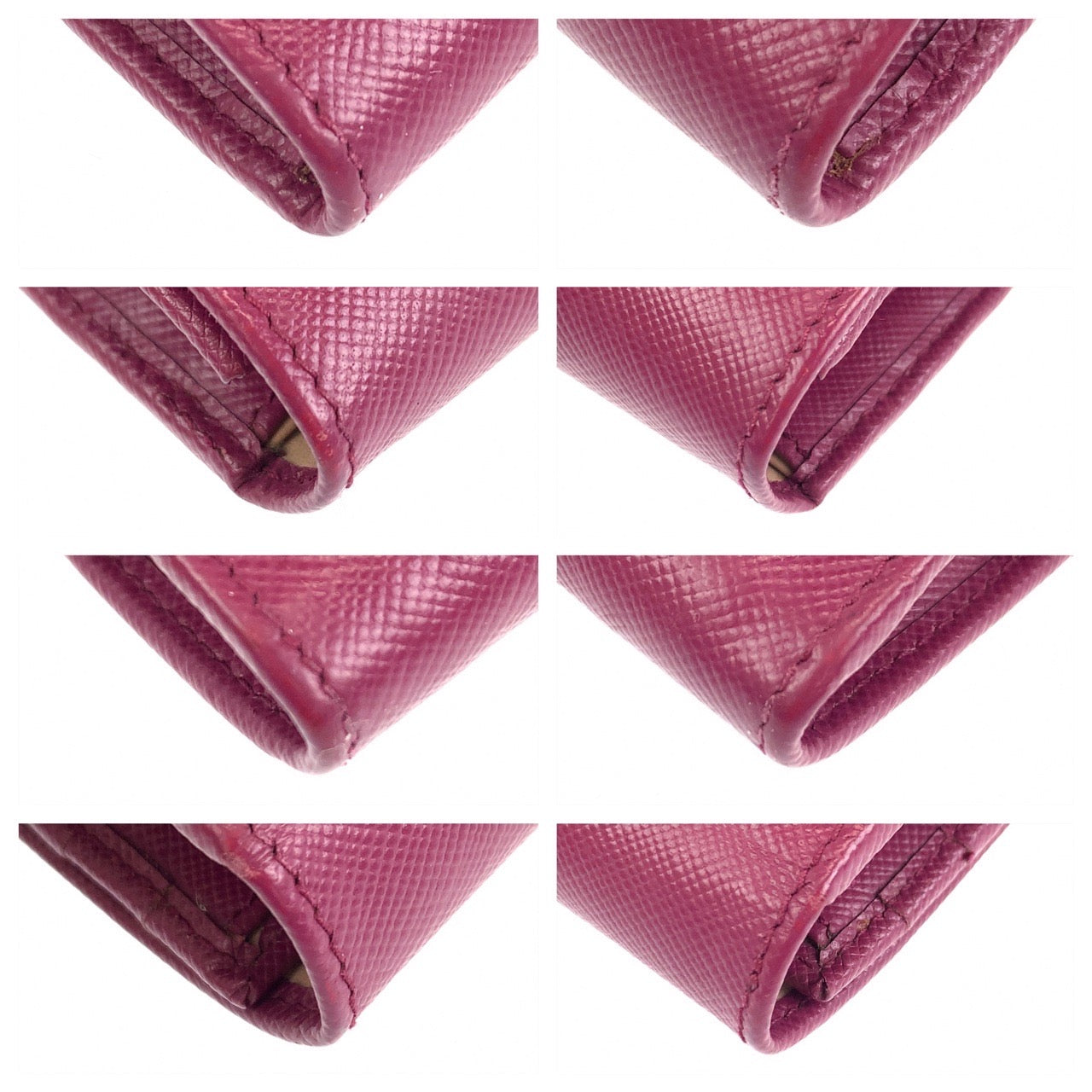 B-073
PRADA プラダ サフィアーノ パープル 紫 ゴールド金具 レザー 長財布 二つ折り長財布  レディース