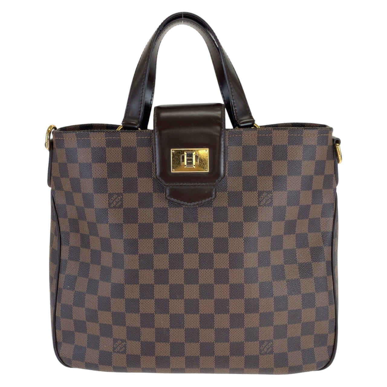 H-0065
LOUIS VUITTON ルイヴィトン ダミエ カバ ローズベリー ブラウン 茶 ゴールド金具 ダミエキャンバス N41177 ショルダーバッグ 2way ハンドバッグ  レディース
