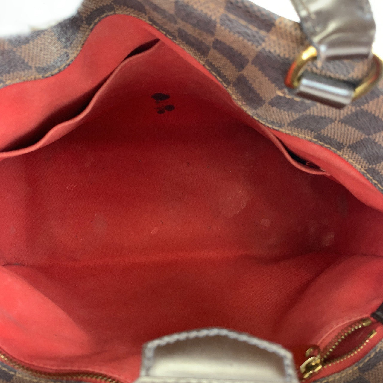 H-0065
LOUIS VUITTON ルイヴィトン ダミエ カバ ローズベリー ブラウン 茶 ゴールド金具 ダミエキャンバス N41177 ショルダーバッグ 2way ハンドバッグ  レディース