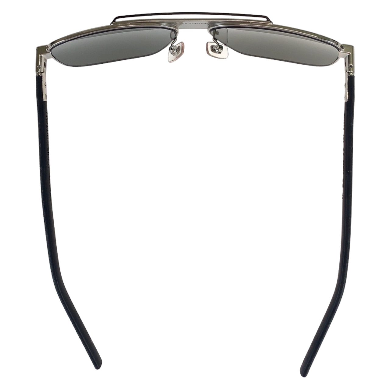 B-125
LOUIS VUITTON ルイヴィトン モノグラム エクリプス パシフィック ブラック 黒 シルバー 銀 PVC / メタル Z2339E サングラス 度なし ミラーレンズ  メンズ