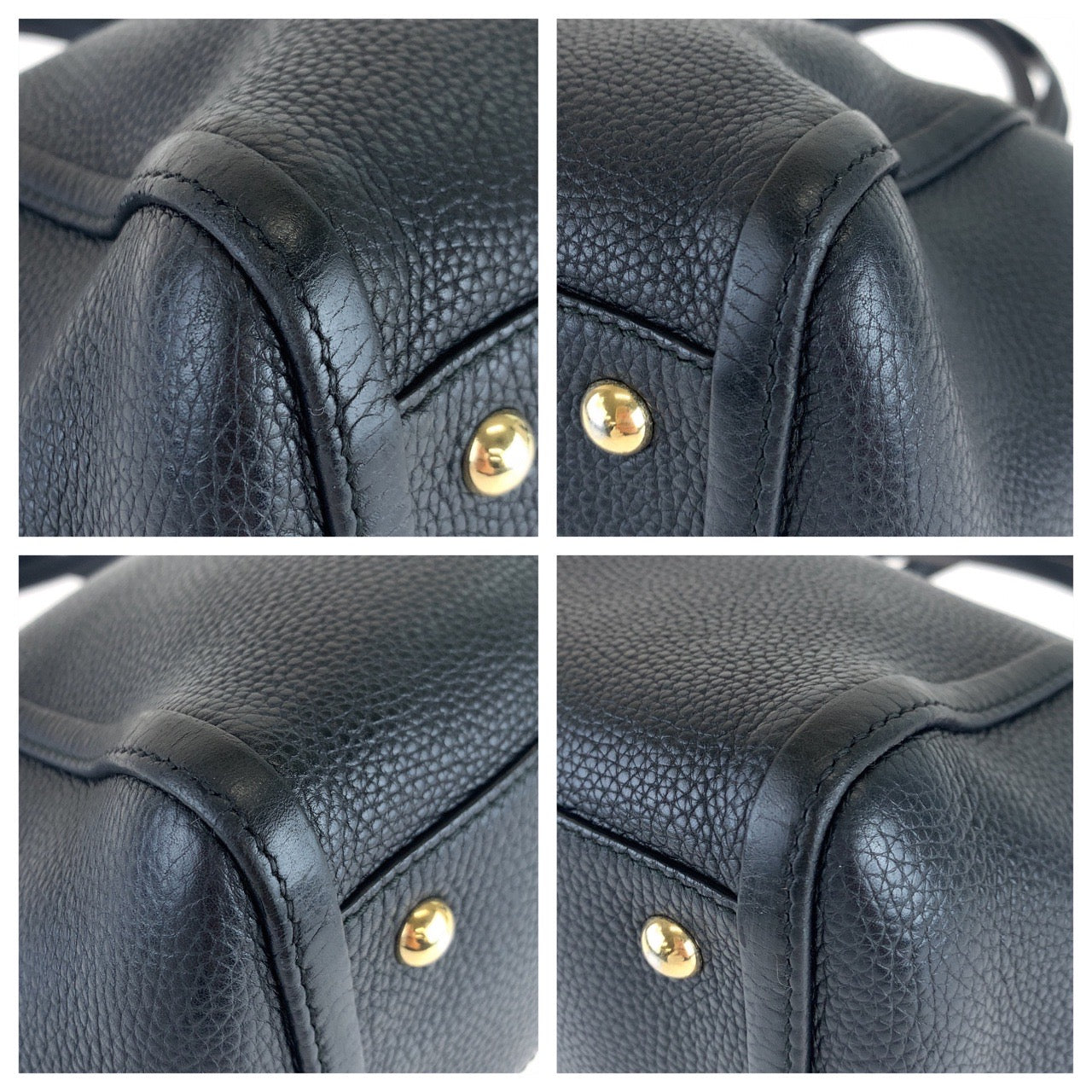 H-0113
GUCCI グッチ ソーホー インターロッキング フリンジ ブラック 黒 ゴールド金具 レザー 369176 ハンドバッグ トートバッグ  レディース
