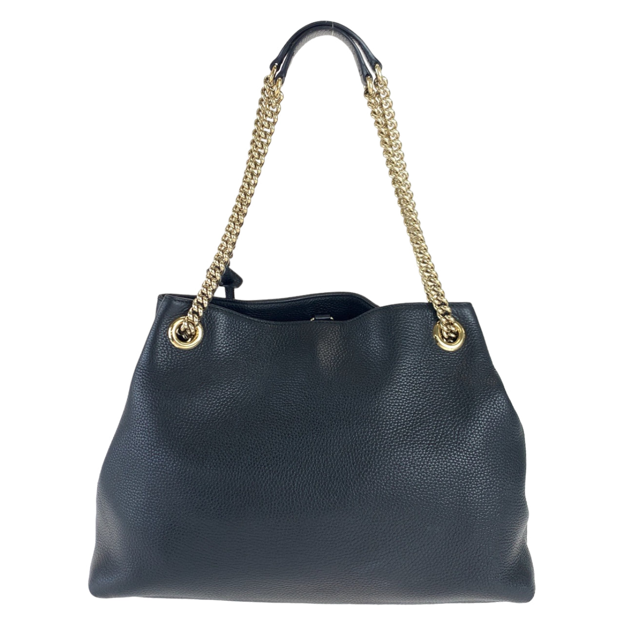 H-0115
GUCCI グッチ ソーホー インターロッキングG フリンジ ブラック 黒 ゴールド金具 レザー 308982 チェーンショルダーバッグ 肩掛け  レディース