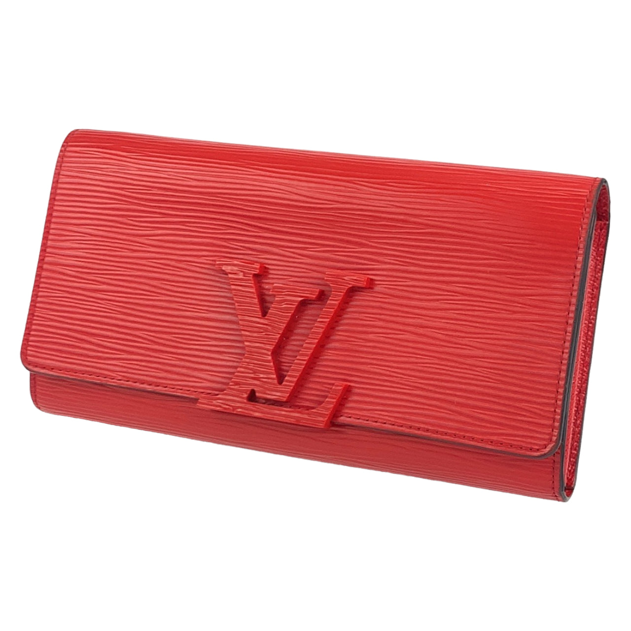 C-014
LOUIS VUITTON ルイヴィトン エピ ポルトフォイユ ルイーズ レッド 赤 シルバー金具 エピレザー M60766 長財布 札入れ  レディース