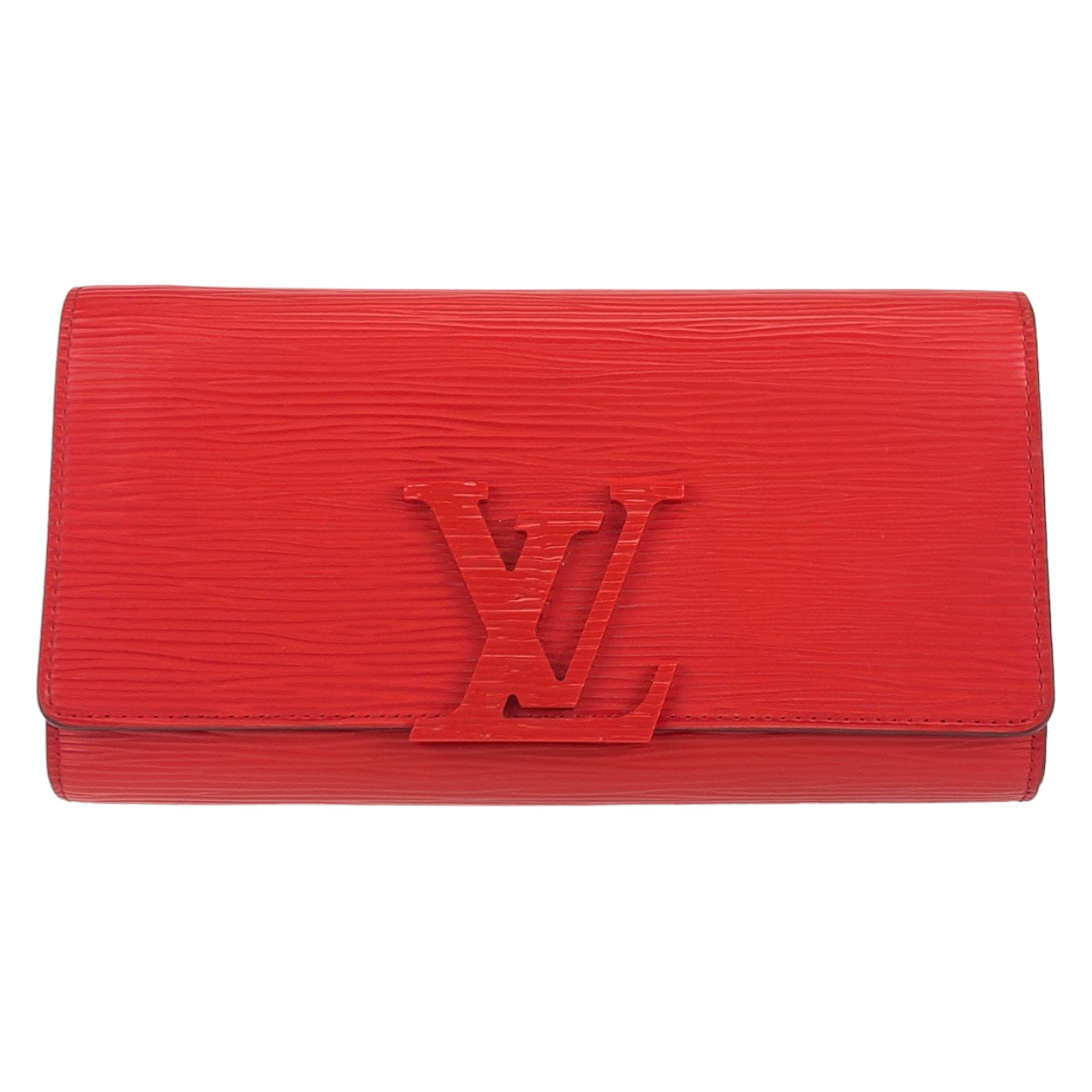 C-014
LOUIS VUITTON ルイヴィトン エピ ポルトフォイユ ルイーズ レッド 赤 シルバー金具 エピレザー M60766 長財布 札入れ  レディース