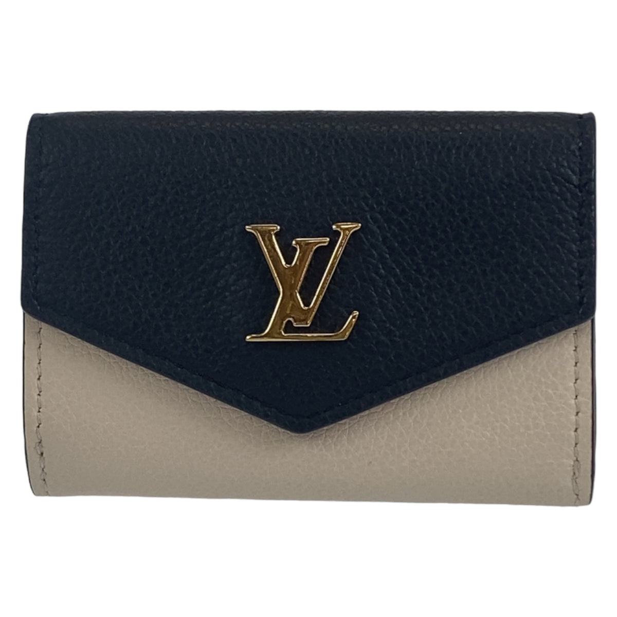 B-126
LOUIS VUITTON ルイヴィトン ポルトフォイユ ロックミニ ノワール クレーム ローズ カーフ M80984 折れ財布 コンパクトウォレット  レディース