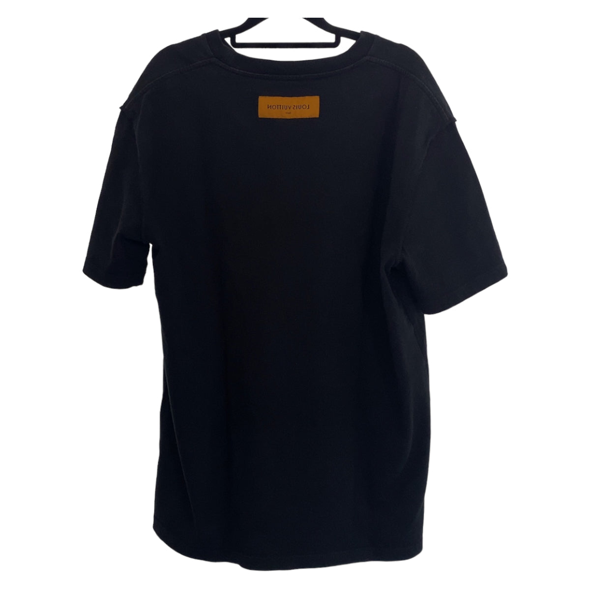 B-108
LOUIS VUITTON ルイヴィトン スプレッドエンブロイダリー ブラック 黒 ホワイト 白 コットン 1AA53Z 半袖 Ｔシャツ カットソー  メンズ