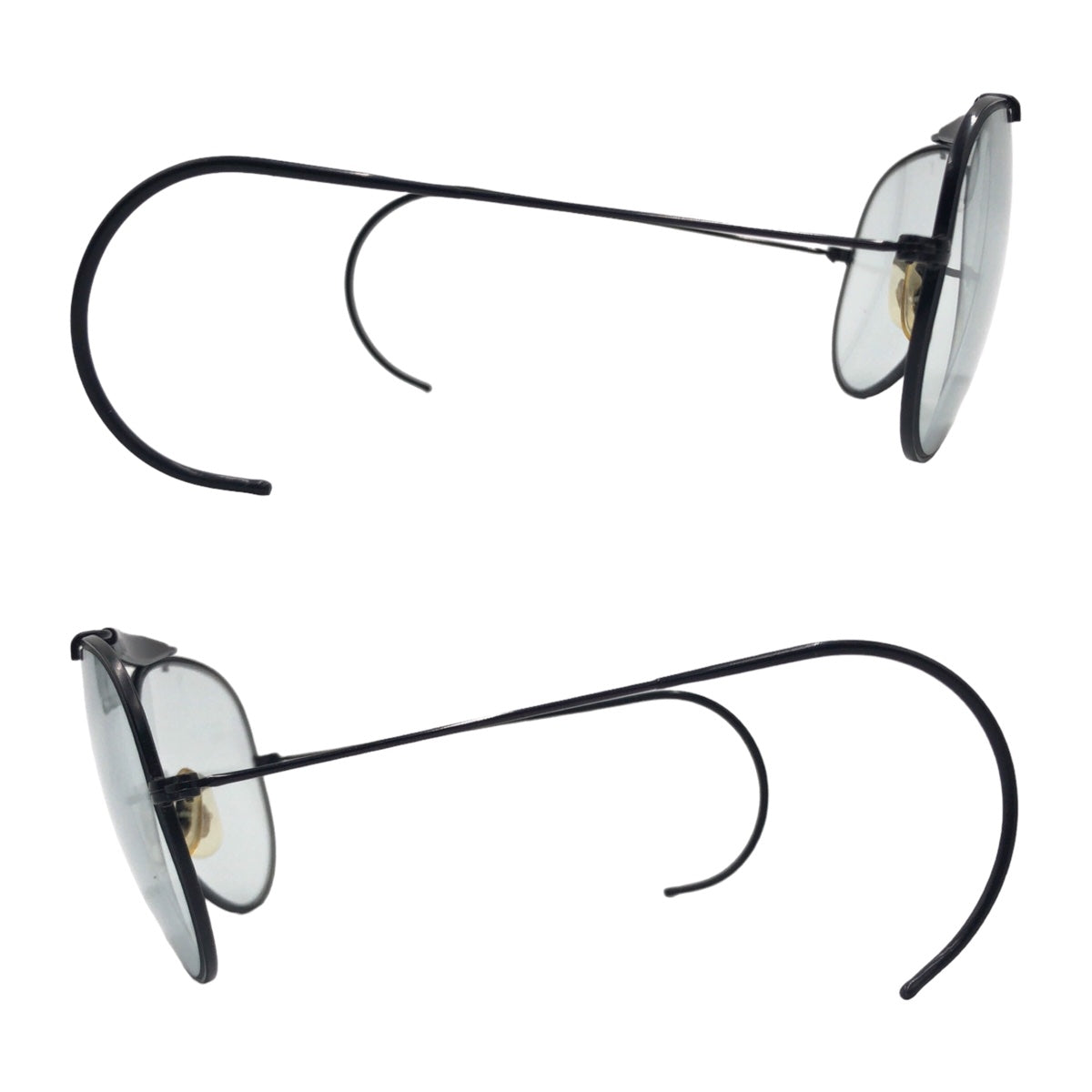 Ray-Ban B&amp;L RAY-BAN USA Aviator Black Metal B&amp;L 58◻︎14 USA Sunglasses Teardrop Men's