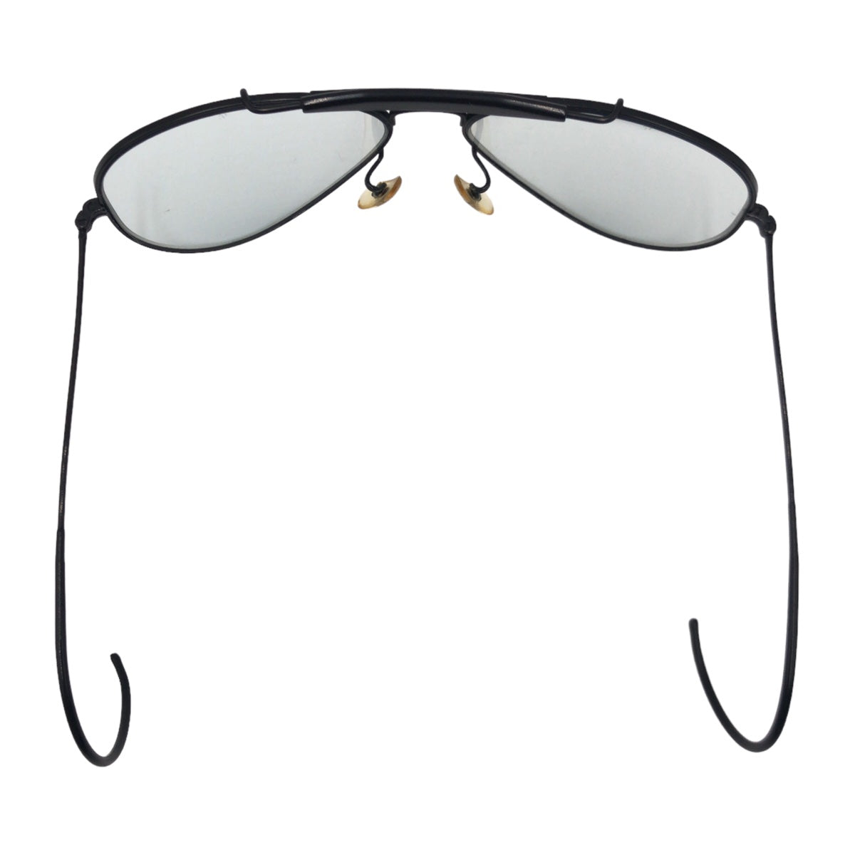 Ray-Ban B&amp;L RAY-BAN USA Aviator Black Metal B&amp;L 58◻︎14 USA Sunglasses Teardrop Men's