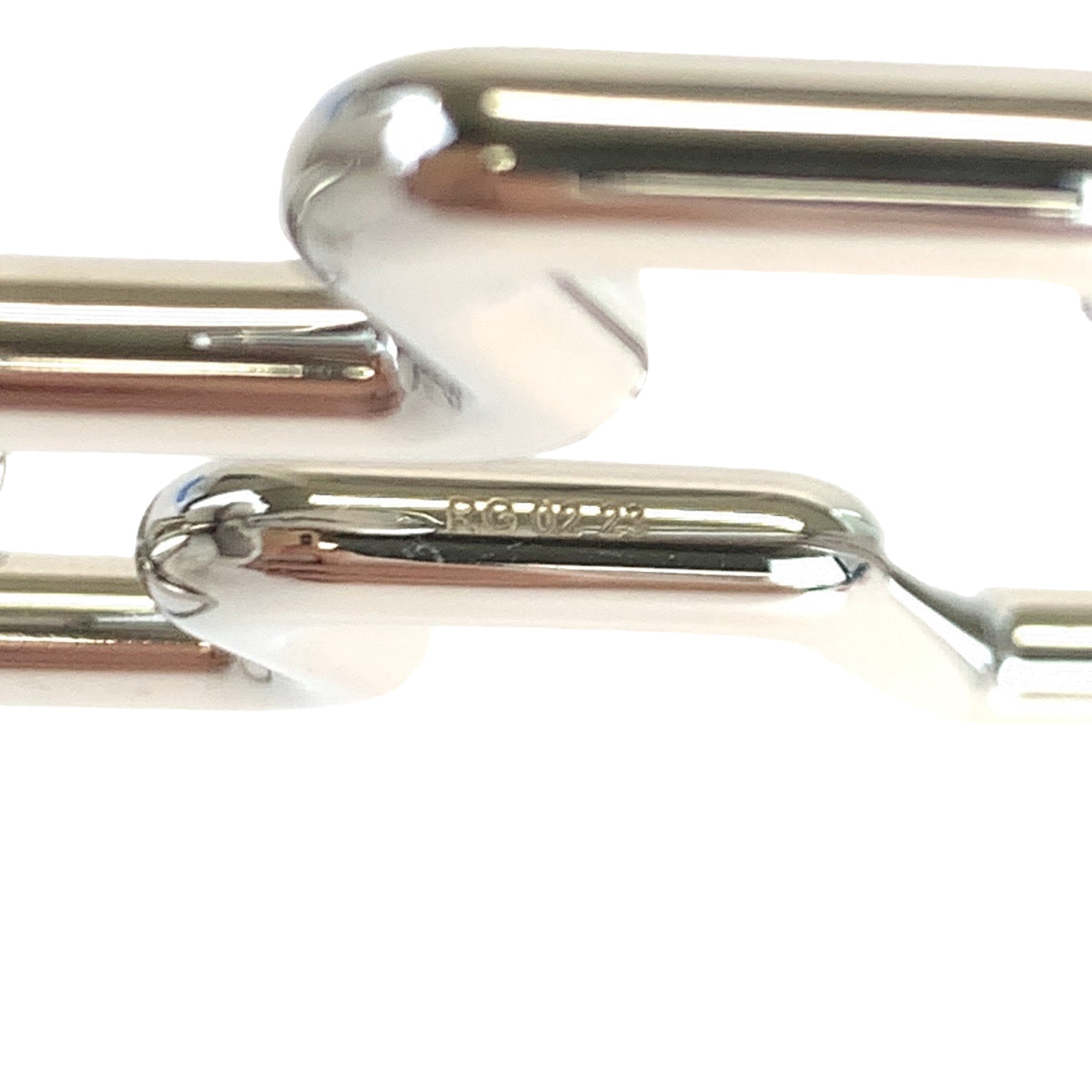 B-121
HERMES エルメス H トゥ スピード 男女兼用 シルバー 銀 メタル キーリング キーホルダー  メンズ