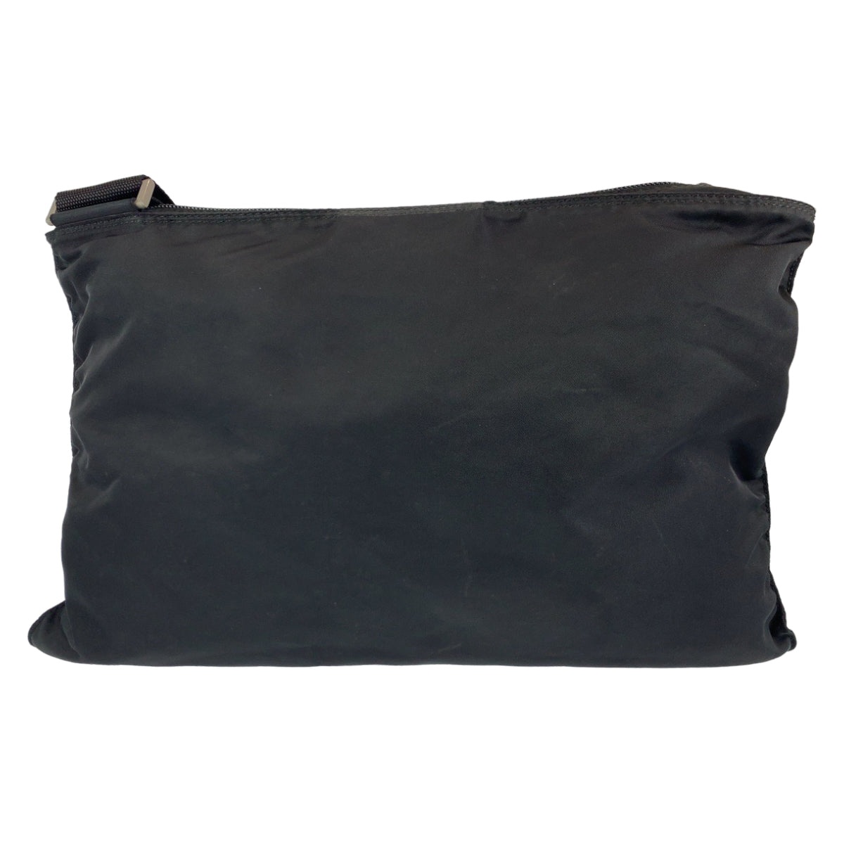H-0242
PRADA プラダ ブラック 黒 シルバー金具 ナイロン ショルダーバッグ 斜め掛けバッグ  レディース