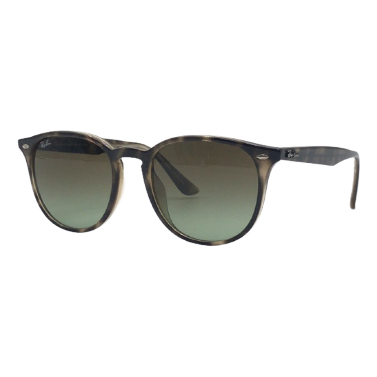 Ray-Ban Asian Fit Unisex Havana Green Gradient Brown Plastic RB4259-F 731/E8 53◻︎20 150 3N Sunglasses Wellington Men's