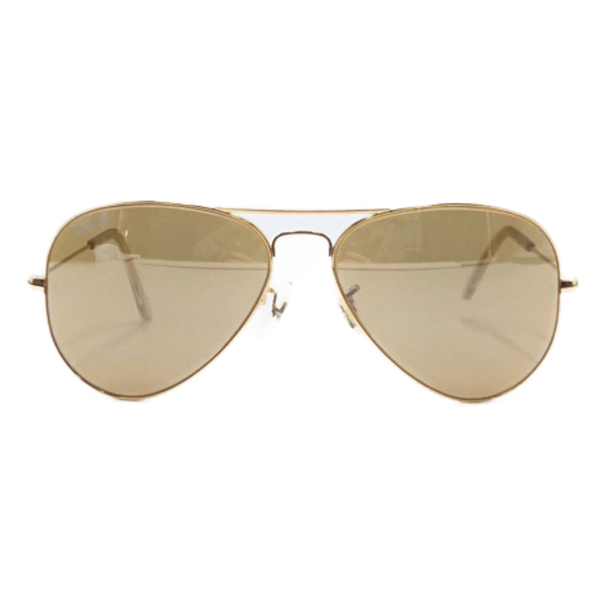 Ray-Ban B&amp;L RAY-BAN USA Aviator Gold Brown Metal B&amp;L RAY BAN 58◻︎14 Sunglasses Teardrop Men's