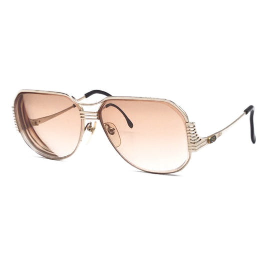 YVES SAINT LAURENT イヴ・サンローラン YSL グラデーション ゴールド ブラウン 茶 メタル 31-065 サングラス ティアドロップ  度あり メンズ