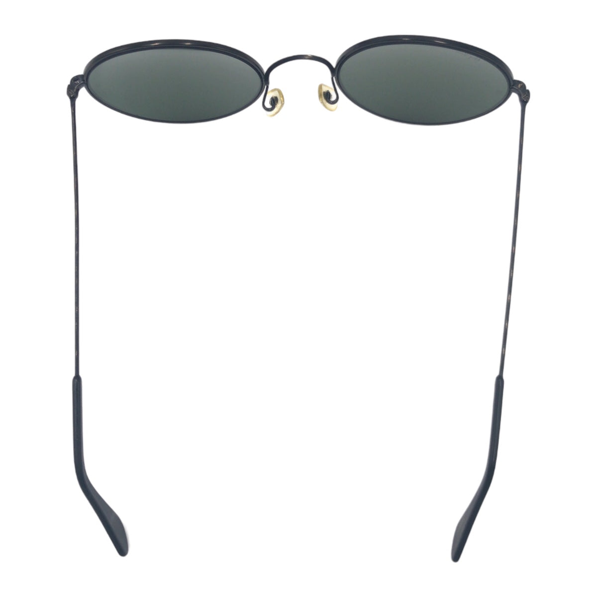 Ray-Ban B&amp;L RAY-BAN USA Black Metal 52◻︎21 Sunglasses Round Men's