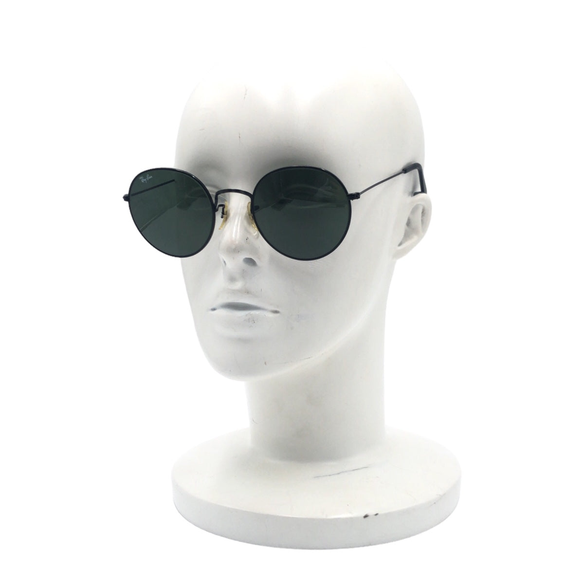 Ray-Ban B&amp;L RAY-BAN USA Black Metal 52◻︎21 Sunglasses Round Men's