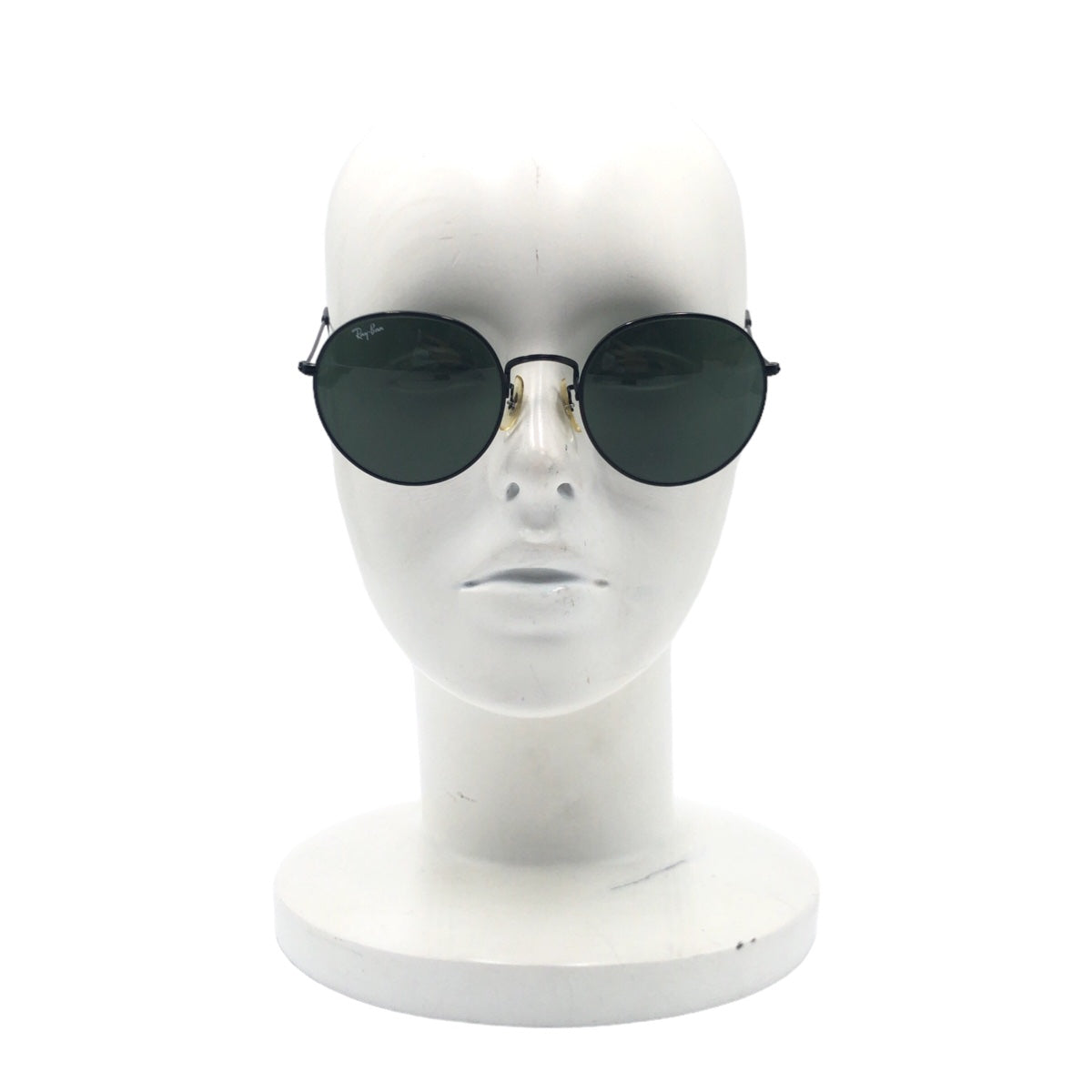 Ray-Ban B&amp;L RAY-BAN USA Black Metal 52◻︎21 Sunglasses Round Men's