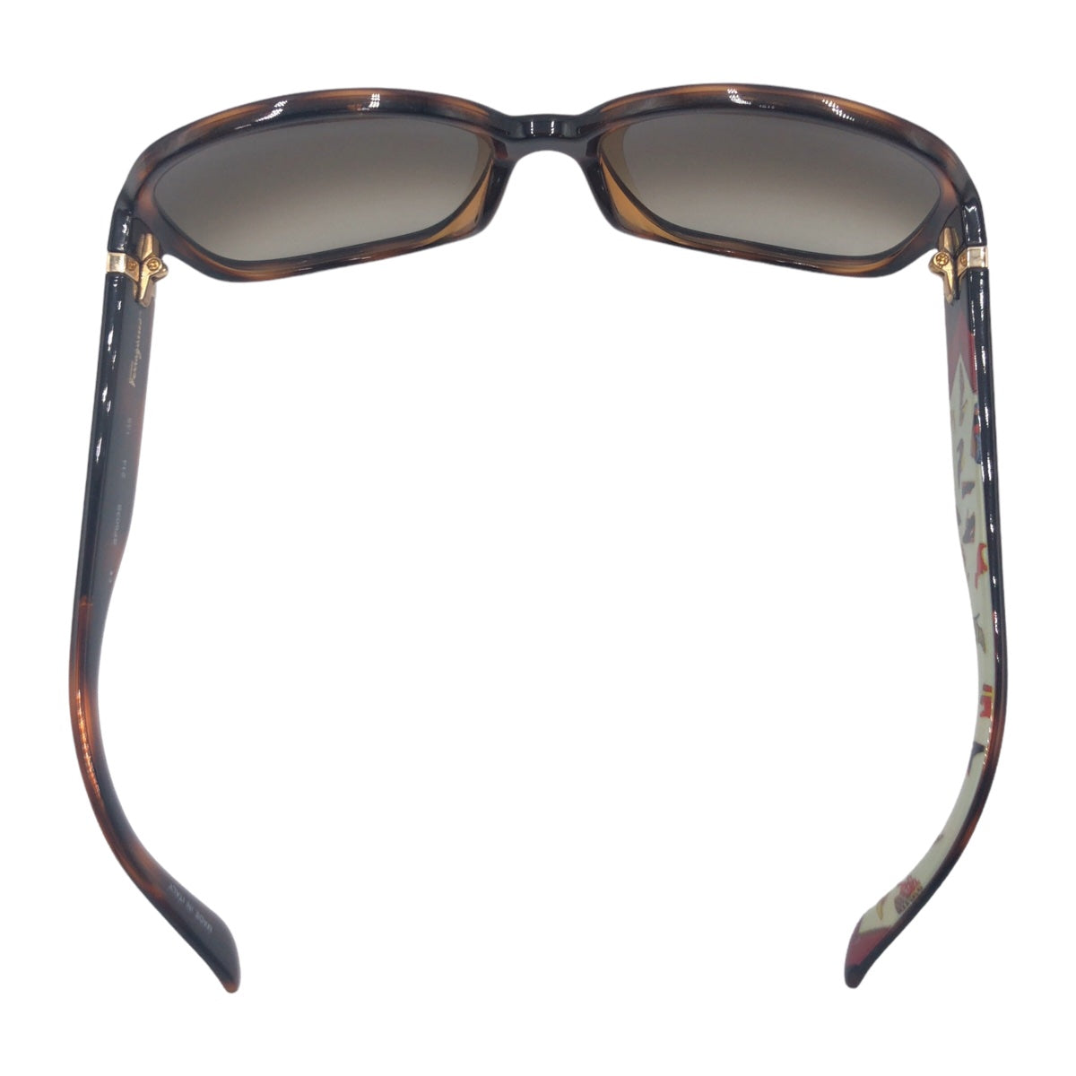 Salvatore Ferragamo サルヴァトーレフェラガモ ブラウン 茶 プラスチック サングラス ウェリントン  レディース