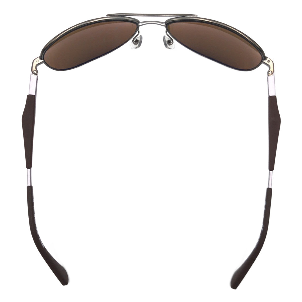 Ray-Ban Regular Fit Unisex Brown Steel Sunglasses Polarized Lenses Teardrop Men's