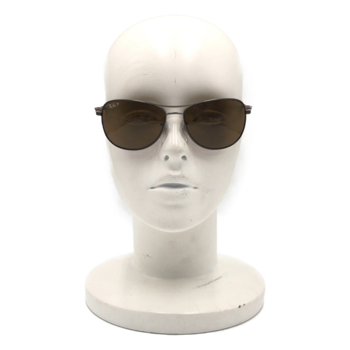 Ray-Ban Regular Fit Unisex Brown Steel Sunglasses Polarized Lenses Teardrop Men's