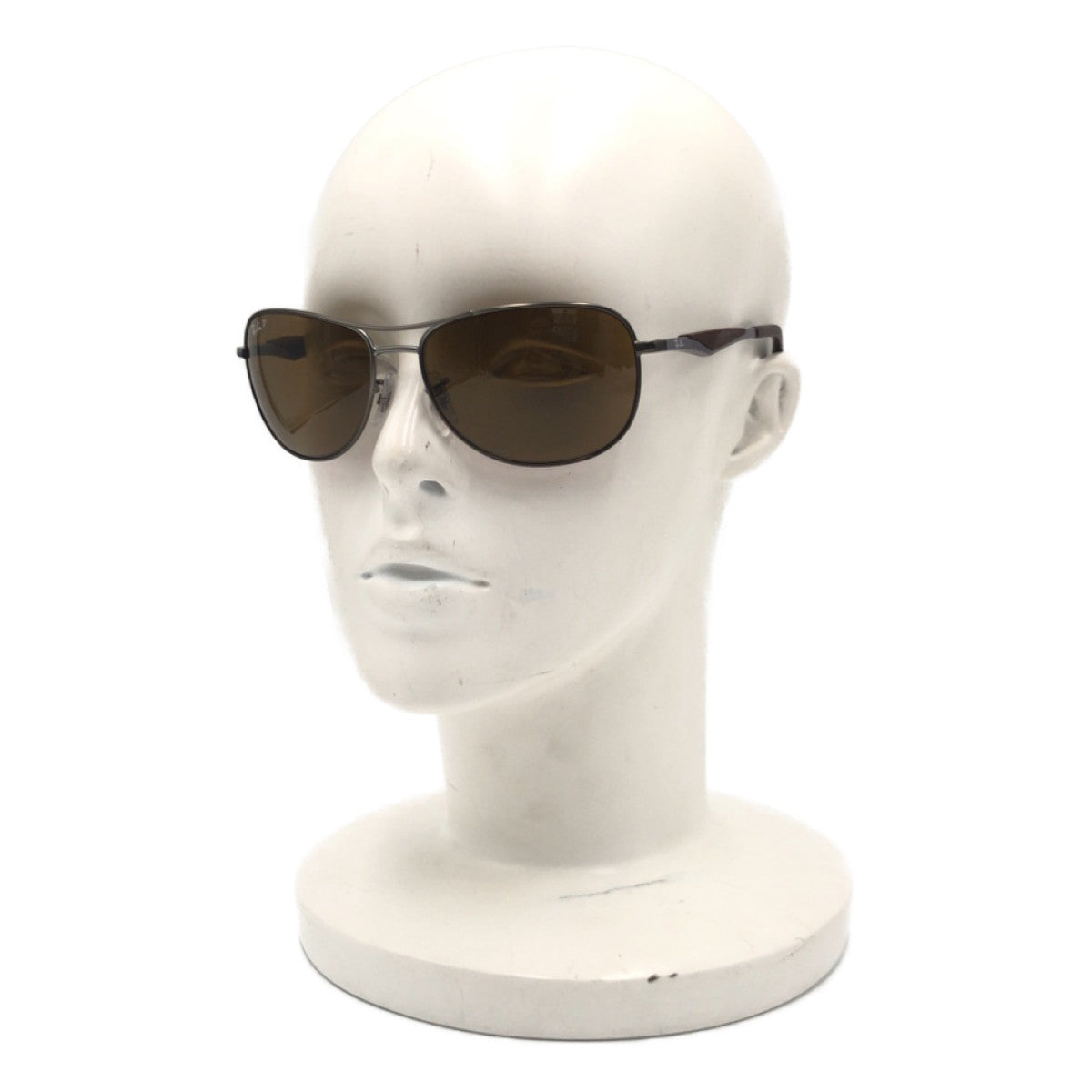 Ray-Ban Regular Fit Unisex Brown Steel Sunglasses Polarized Lenses Teardrop Men's