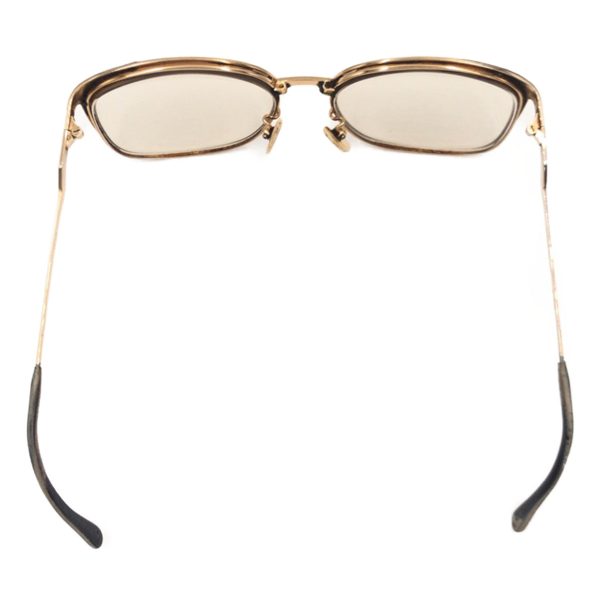 C-223
YVES SAINT LAURENT イヴ・サンローラン 男女兼用 ゴールド 金 メタル 56□16 30-3122 サングラス  度あり メンズ