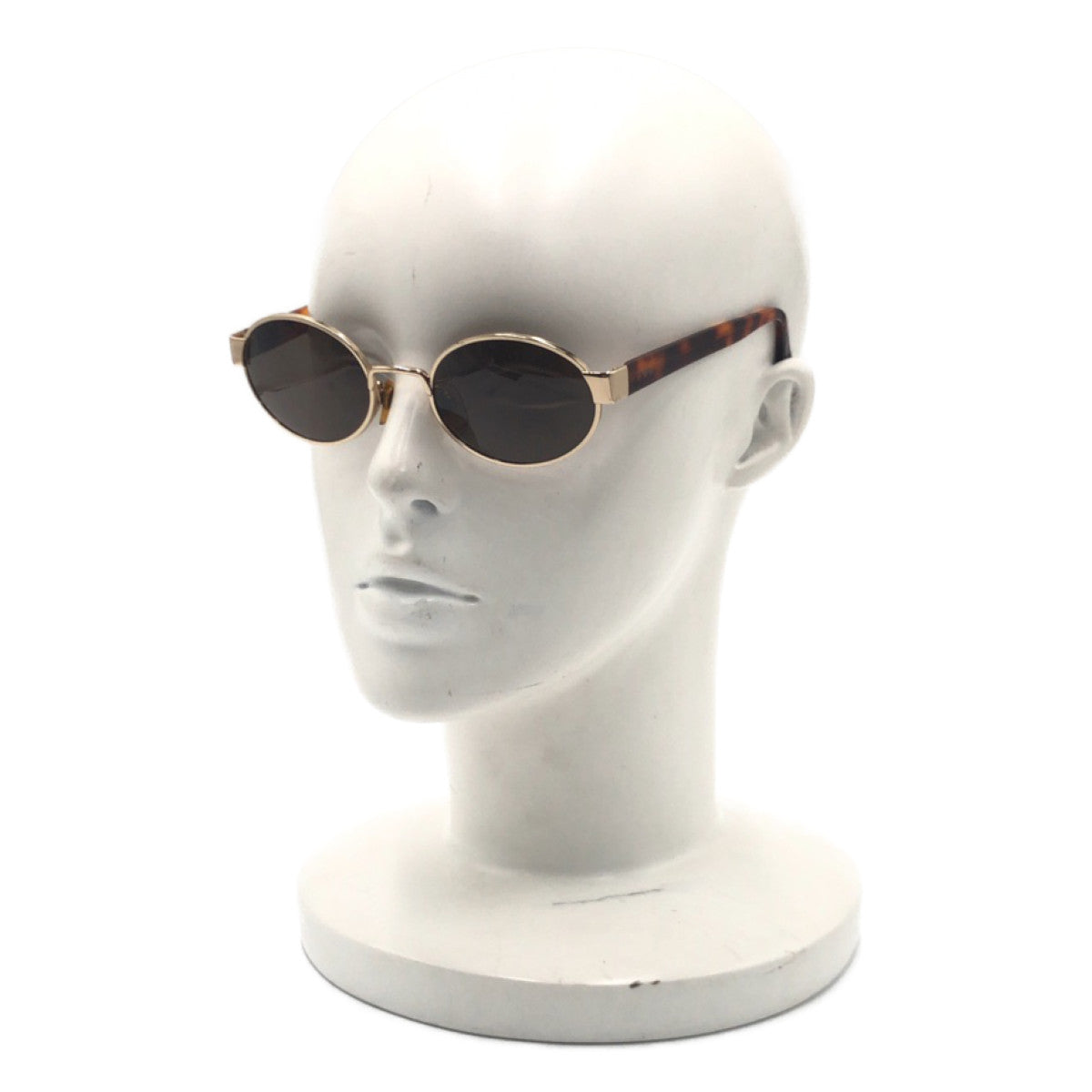 Emporio Armani エンポリオ・アルマーニ ブラック 黒 ゴールド金具 プラスチック 081-s 743 135 サングラス ラウンド  メンズ