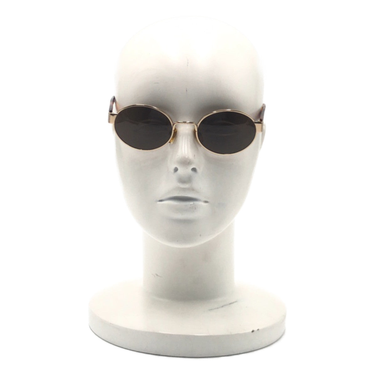 Emporio Armani エンポリオ・アルマーニ ブラック 黒 ゴールド金具 プラスチック 081-s 743 135 サングラス ラウンド  メンズ
