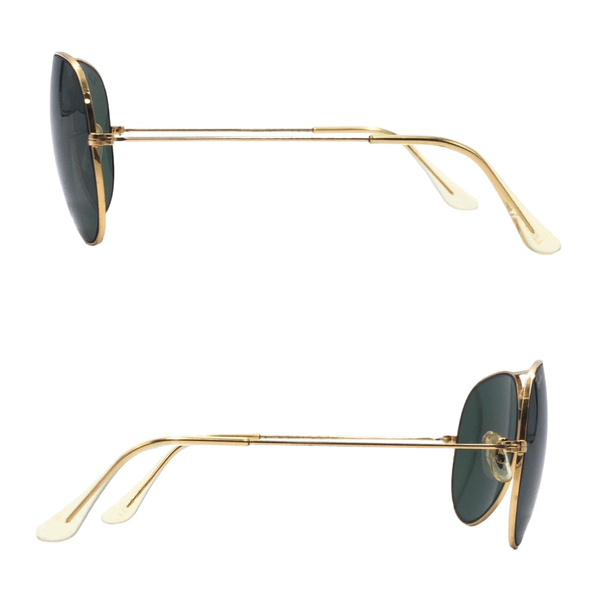 Ray-Ban B&amp;L RAY-BAN USA Aviator Gold Metal B&amp;L RAY-BAN 62◻︎14 Sunglasses Teardrop Men's