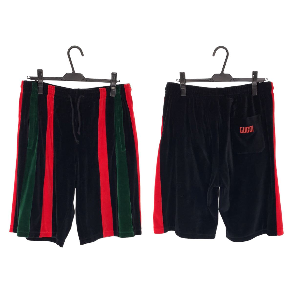 GUCCI グッチ シェリーライン シェニール サイズM ブラック 黒 コットン 598983 セットアップ 上下セット パーカー  メンズ