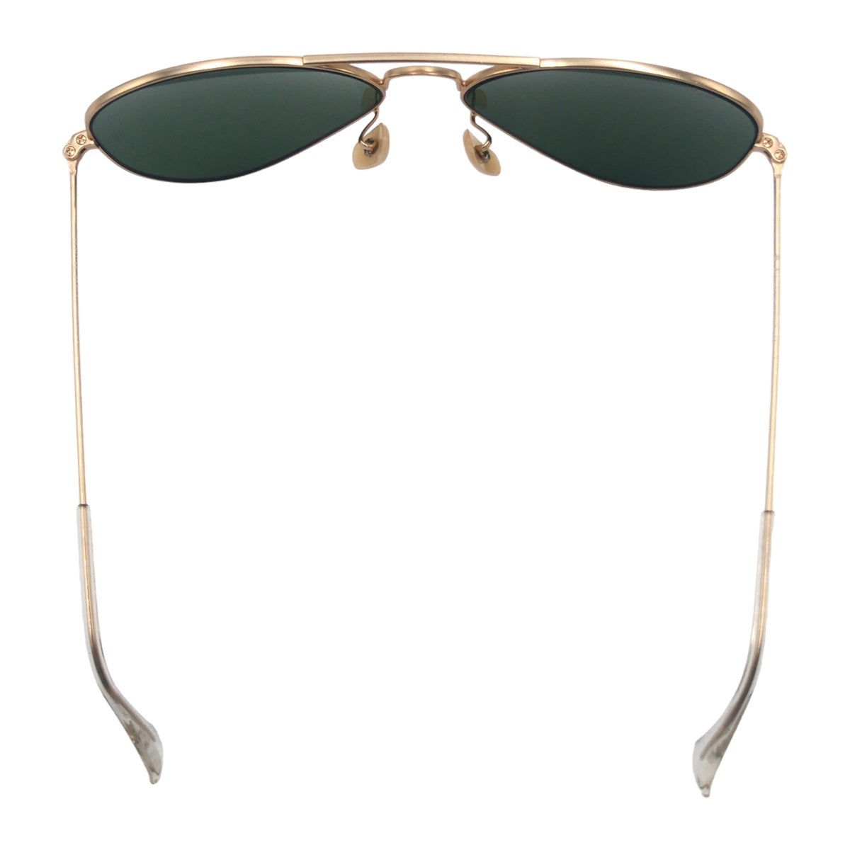 Ray-Ban Aviator Large Metal Gold Green Metal RB3025 AVIATOR LARGE METAL 112/68F 58◻︎14 3N Sunglasses Teardrop Men's