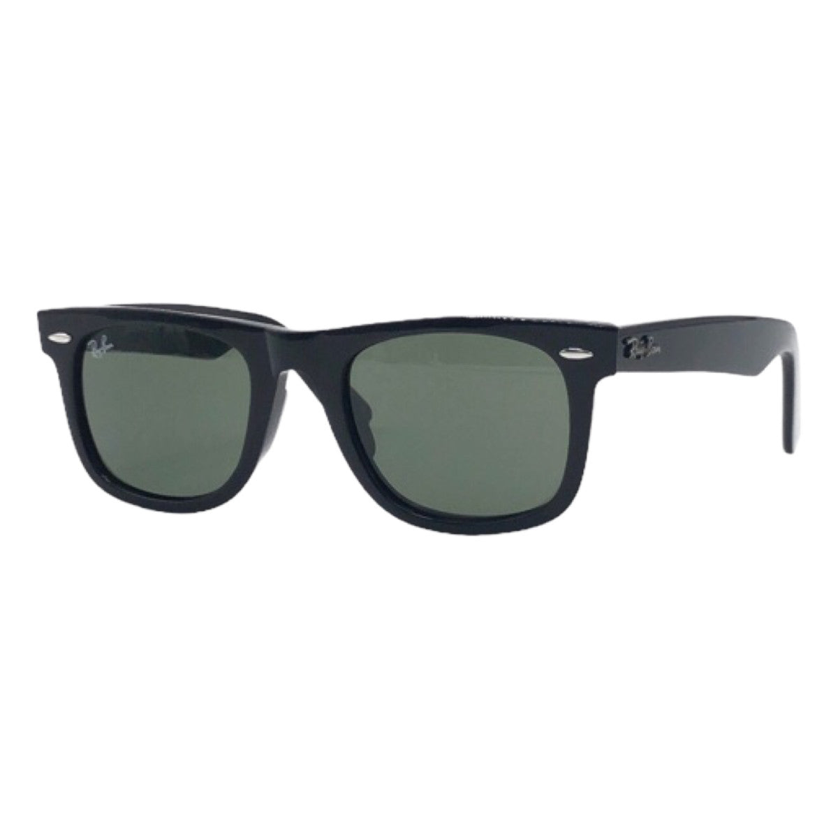 Ray-Ban Wayfarer Unisex Black Plastic RB2140 901 50◻︎22 3N Sunglasses Wellington Men's