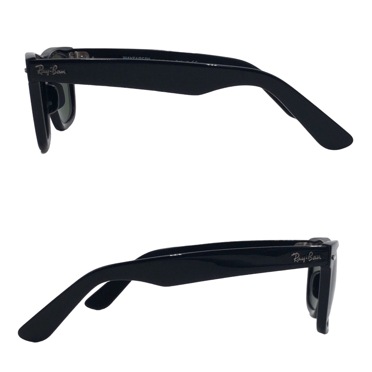 Ray-Ban Wayfarer Unisex Black Plastic RB2140 901 50◻︎22 3N Sunglasses Wellington Men's