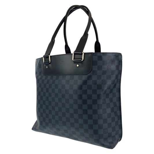 H-0264
LOUIS VUITTON ルイヴィトン ダミエコバルト カバヴォワヤージュ ブラック 黒 シルバー金具 PVC N41397 トートバッグ 肩掛け  メンズ