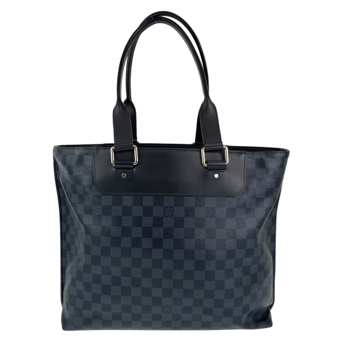 H-0264
LOUIS VUITTON ルイヴィトン ダミエコバルト カバヴォワヤージュ ブラック 黒 シルバー金具 PVC N41397 トートバッグ 肩掛け  メンズ