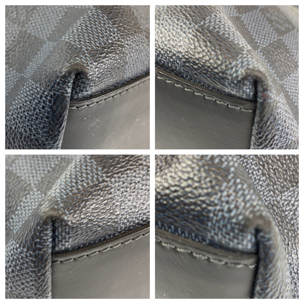 H-0264
LOUIS VUITTON ルイヴィトン ダミエコバルト カバヴォワヤージュ ブラック 黒 シルバー金具 PVC N41397 トートバッグ 肩掛け  メンズ