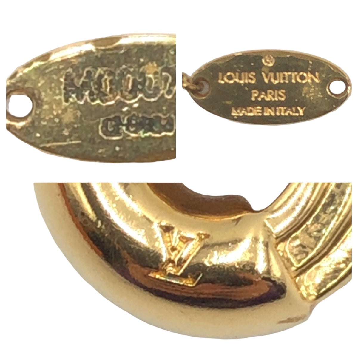 LOUIS VUITTON ルイヴィトン LV&ME B ゴールド 金 メタル M00073 ネックレス  レディース