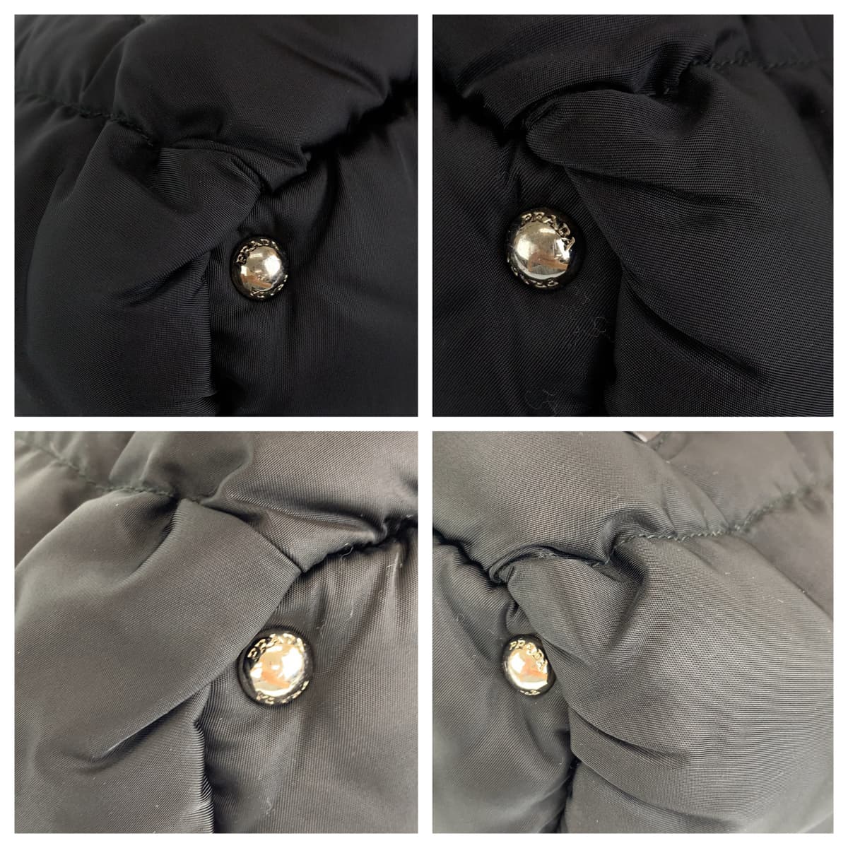 PRADA Prada Tessuto Bomber Black Silver Hardware Nylon BN2617 Business Bag Briefcase Men's