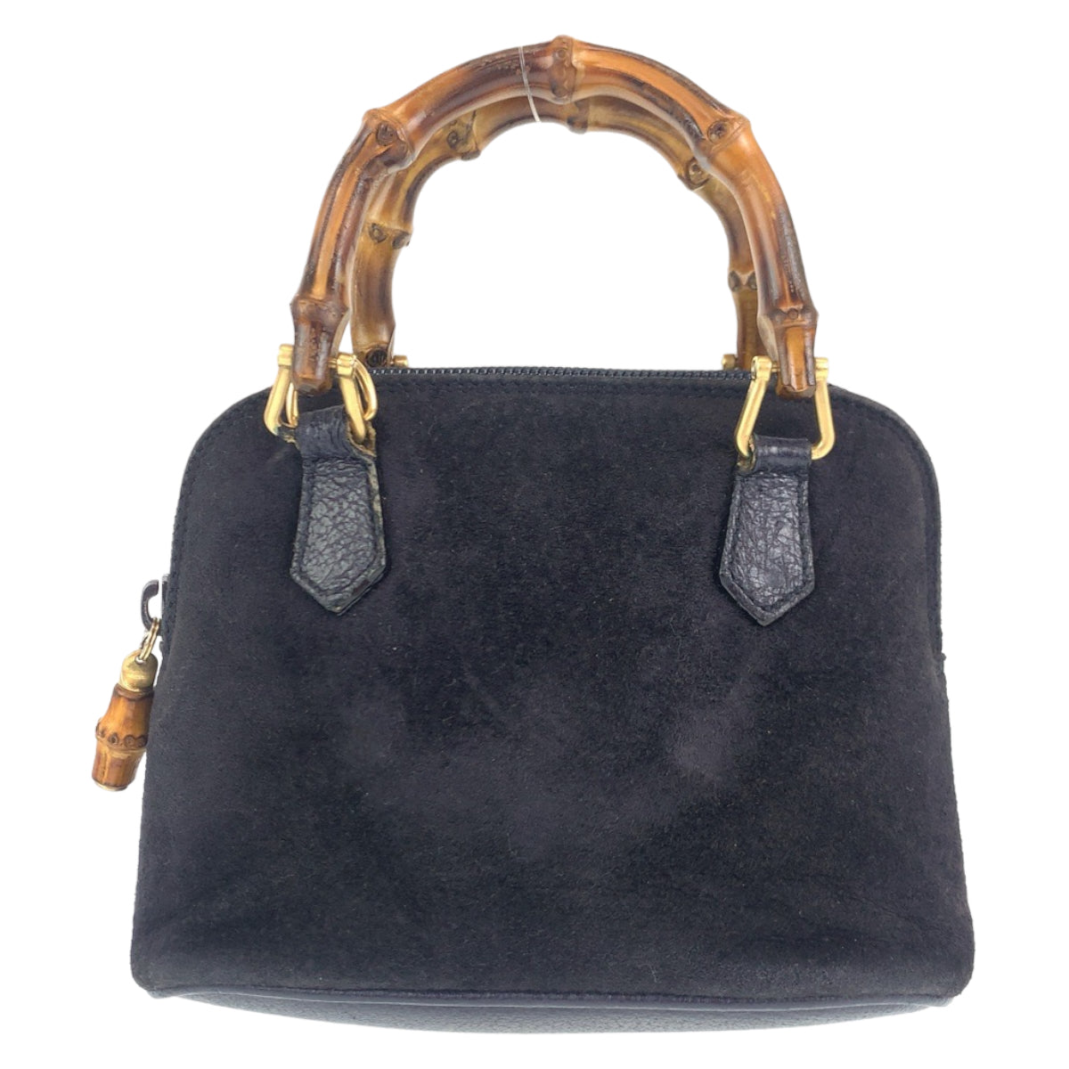 GUCCI グッチ バンブー ブラック 黒 ゴールド金具 スウェード 007 2865 0231 ショルダーバッグ ミニハンドバッグ 2way  レディース