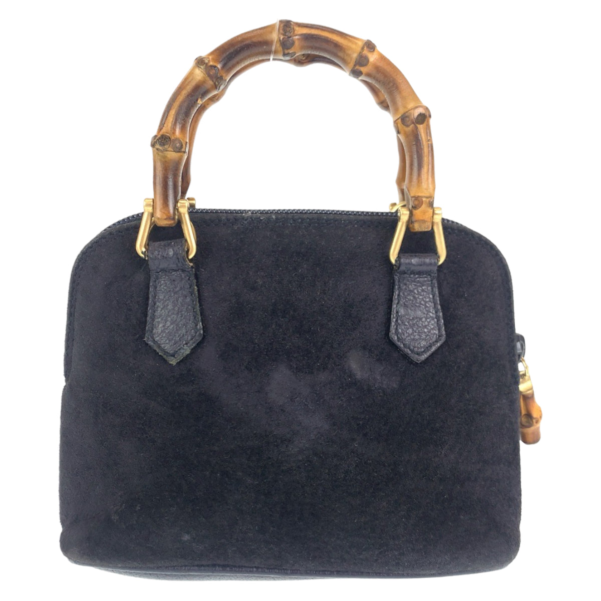 GUCCI グッチ バンブー ブラック 黒 ゴールド金具 スウェード 007 2865 0231 ショルダーバッグ ミニハンドバッグ 2way  レディース