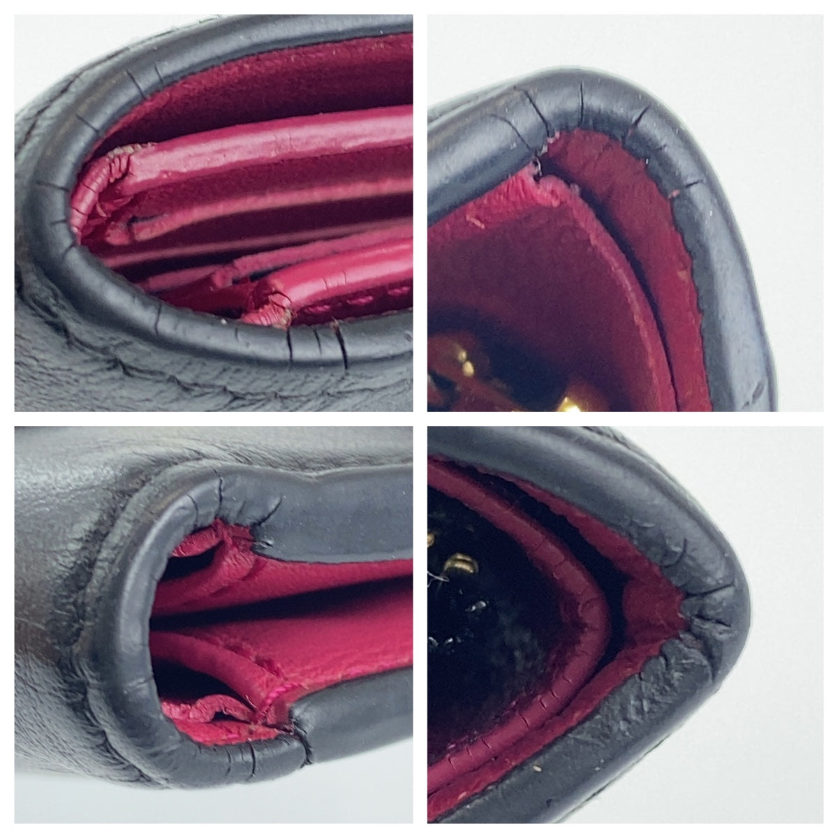 H-0352
LOUIS VUITTON ルイヴィトン ポルトフォイユコンパクト ポンヌフ ブラック 黒 ピンク ゴールド金具 PVC M69175 三つ折り財布 コンパクトウォレット  レディース